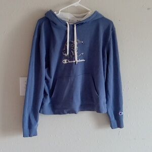 Champion Blue Paisley Hoodie